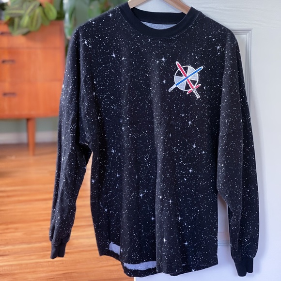 DISNEY PARKS Star Wars Spirit Jersey ADULT MEDIUM The Rise Of Skywalker Crewneck - Picture 2 of 3